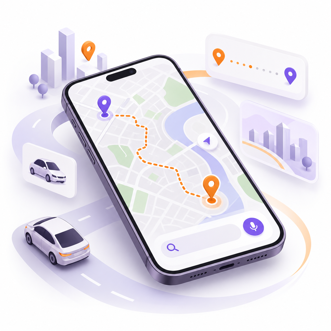 Search routes on YAVA